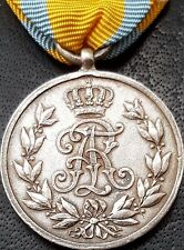✚10674✚ German Saxony Friedrich August in Silver medal Friedrich A. Medaille WW1 picture