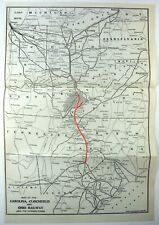 Carolina,  Clinchfield & Ohio Railway - Original 1921 System Map. Railroad picture