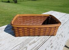 Longaberger 2013 Entertaining Large Serving Basket Wood Dowel Handles picture