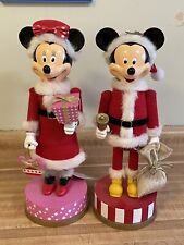 Christmas Disney Santa Ruz Decoration Nutcracker Mickey & Minnie picture
