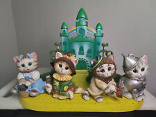 Hamilton Collection 2013 Set of 5 Kittens of Oz Collection with COA 1st of 2 set picture