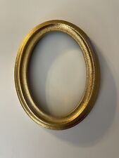 NOS Vintage HY-JO Gold Gilt Wood Oval Frame~ Fits 5