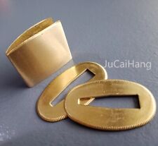 Brass Habaki Collar with 2 Brass Seppa for Japanese Katana Wakizashi Tanto  picture