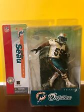 McFarlane Toys 2004 NFL Series 9 Miami Dolphins Junior Seau Figure New In Box picture