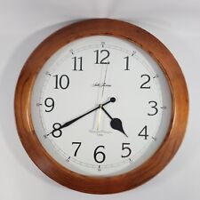 Seth Thomas Large Chiming Oak Wall Clock Westminster or Whittington Chimes #1506 picture