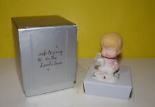 Hallmark Mary's Angels Safe & Snug Lamb Pink in the Lord's Love Figurine in Box picture
