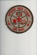 1978 Indian Nations Council BSA Spring Into Camp patch picture