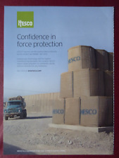 10/2012 PUB HESCO BASTION DEFENSIBLE ARMY PROTECTION ORIGINAL AD picture