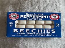 Vintage BEECH-NUT PEPPERMINT FLAVOR BEECHIES GUM  Unopened  NOS picture