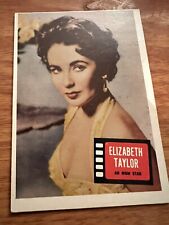 1957 Topps Hit Stars Elizabeth Taylor picture