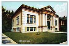 c1950's Entrance to Public Library Celina Ohio OH Vintage Posted Postcard picture