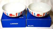 Ponyo on the Cliff by the Sea Ramen Bowl Set of 2 Limited Edition Ships from Jap picture