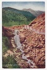 Bridal Veil Falls Colorado Antique Unposted Postcard picture