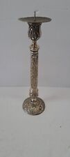 Vintage 15 inch pewter candlestick picture