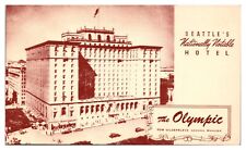 VTG The Olympic Hotel, Advertising, Seattle, WA Postcard picture