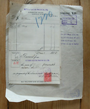 Potteries Electric Traction Co Ltd Invoice/receipts December 1905 picture