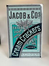 OLD CRACKER TIN JACOBS CIRCA 1950S EXCELLENT  SEE OTHERS, NO RES picture