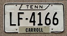 1966 TENNESSEE license plate – CARROLL CO – ORIGINAL antique vintage auto tag picture