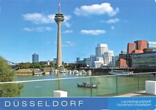 Postcard Germany Düsseldorf Rhine Tower North Rhine-Westphalia Capital River picture