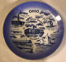 Vintage Collectors Plate, State of Ohio, State Capitol, Building Columbus. 8.5 “ picture