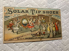 SOLAR TIP SHOES-Salmon Brothers, Fulton, NJ, TRADE CARD- CHILDREN - 103PS picture