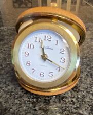 Vintage Seth Thomas Travel Alarm Clock Works Made in Germany picture