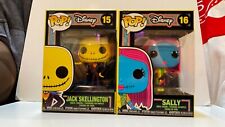 Jack Skellington and Sally Neon Funko POP set of 2 picture