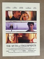 Postcard Myth Of Fingerprints Movie Ad Blythe Danner Julianne Moore Noah Wyle picture