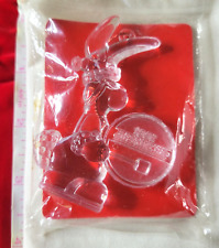 1992 Energizer Bunny in Santa Hat Clear Acrylic Logo Christmas Ornament sealed picture