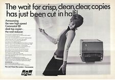 1967 SCM Coronastat Desk-Top Copier Paper Copy Vintage Magazine Print Ad/Poster picture