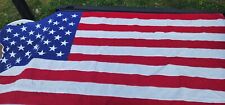 American Flag Valley Forge Best 100% Cotton USA 5’ X 9.5’ Large 50 Stars picture