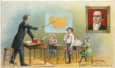 1912 Daniel Webster Cigars Advertising Postcard - School Teacher picture