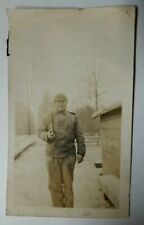 WWII WW2 US Soldier holding Rifle taken Jan. 20th 1943 picture