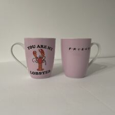 Rare Pink FRIENDS “You Are My Lobster” Collectors Mug Set Of  2 picture