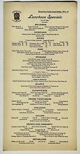 1929 Multnomah Hotel Restaurant Luncheon Menu Card May 27th Portland Oregon Vtg picture