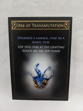 Path Of Exile Exilecon Orb Of Transmutation Currency Crafting Trading Card picture