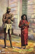 PC CPA INDIA, FAKIRS, Vintage Postcard (b21846) picture