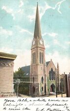 Postcard RI Providence Rhode Island Grace Church 1905 UDB Vintage PC f2370 picture