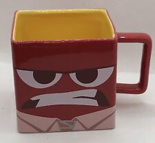 Inside Out Anger Disney Store Square Mug Coffee Cup Pixar VG Condition picture