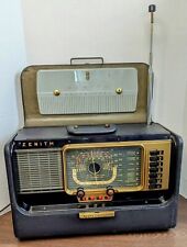 Zenith TransOceanic Model H500 Trans-Oceanic Shortwave Radio w/ Tubes - WORKING picture