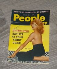 PEOPLE TODAY DIGEST MEN'S PINUP MAGAZINE 5/30 1956 JUNE BLAIR JANET LEIGH picture