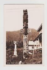 RPPC,Saxman,AK.Revillagigedo Isl,Chief Kashakes Totem,Schillerers Photo,c.1937> picture