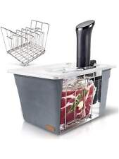 YONGSTYLE Sous Vide Container 12Quarts with Lid,Sous Vide Rack Insulating Sleeve picture