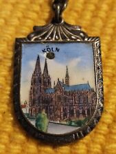 Vtg Koln Germany Cologne Cathedral Travel Souvenir Keychain picture