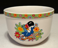 Fruit Loops Cereal Bowl Toucan Sam Kellogg Company 2002 Item # 31855 Vintage picture