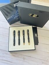 Montblanc 100th Anniversary FP, MP & BP 4 Pens set, Limited Edition, NEW picture