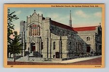 Hot Springs AR-Arkansas, First Methodist Church, Religion, Vintage Postcard picture