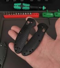 1Pair 3K Carbon Fiber Handle Scales for Benchmade Griptilian 556 Folding Knife picture