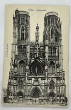 Saint Stephen’s Cathedral antique postcard France picture
