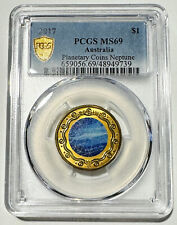 2017 $1 Neptune ex Planetary Set - One Dollar Coin - $1 PCGS MS69 RARE UNC RAM picture